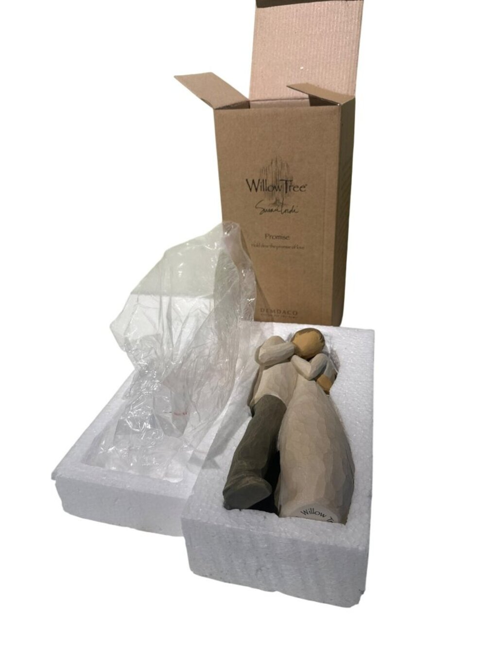 Demdaco Willow Tree "Promise" Resin Figurine, Susan Lordi 2003 9"